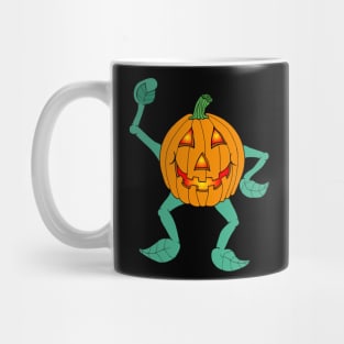 Orange Happy Jack-O-Lantern Mug